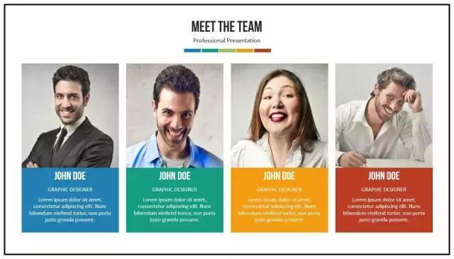 PPT人物介紹頁萬能制作公式，內(nèi)附20種排版案例